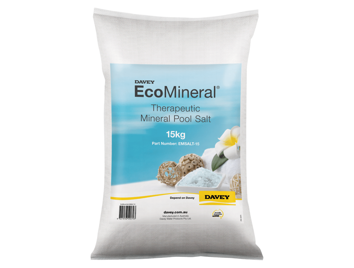 Picture of Davey EcoMineral Therapeutic Mineral Pool Salt 15kg Bag