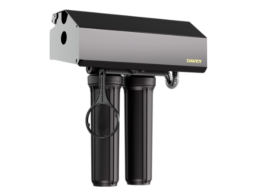Picture of Davey AquaShield 3 stage UV Smart System with 20 Micron Pleated & 1 Micron PolySpun Cartridges & Cover