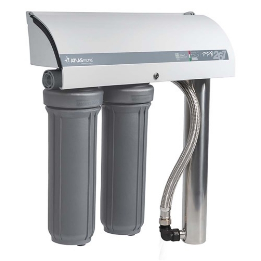 Picture of Atlas Filtri BIG F Pro 267 SANIC Series with 25 and 1 Micron Pre-filters 20" Big UV Filtration System 95 LPM 
ATF-BIGFPRO267SANIC